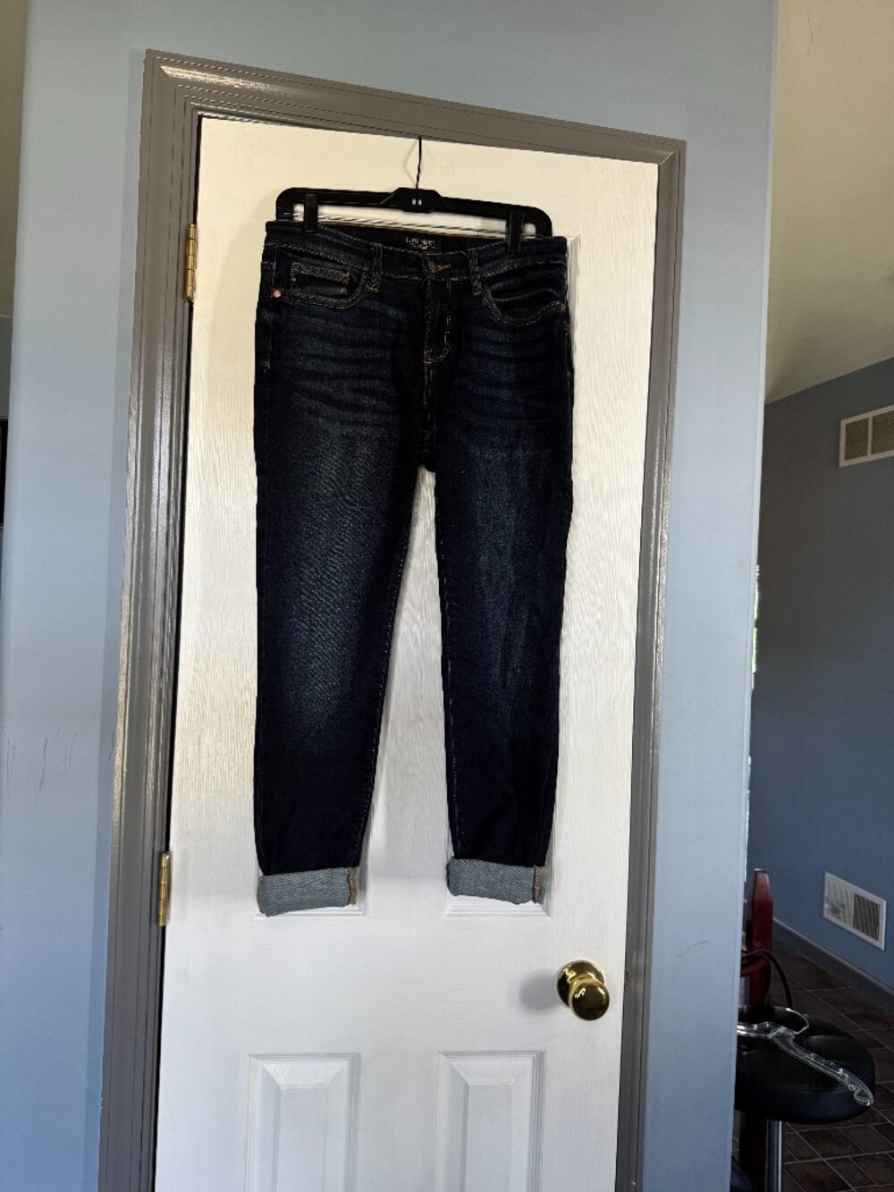 Judy Blue Size 9/29 Denim 5 Pocket Skinny Fit Straight Leg Jeans JB82110DK EUC